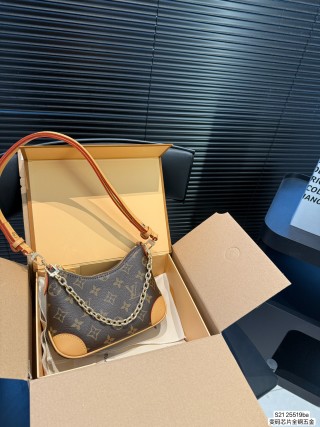 Louis Vuitton Mini Monogram Shoulder Bag with Chain Strap view 2