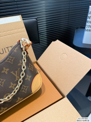 Louis Vuitton Mini Monogram Shoulder Bag with Chain Strap view 4