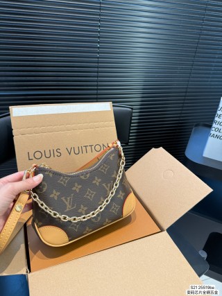 Louis Vuitton Mini Monogram Shoulder Bag with Chain Strap view 5