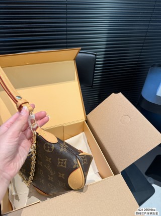 Louis Vuitton Mini Monogram Shoulder Bag with Chain Strap view 6