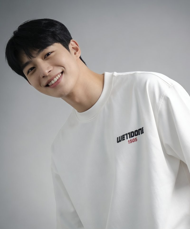 White Short Sleeve T-Shirt with Chest Logo Print view