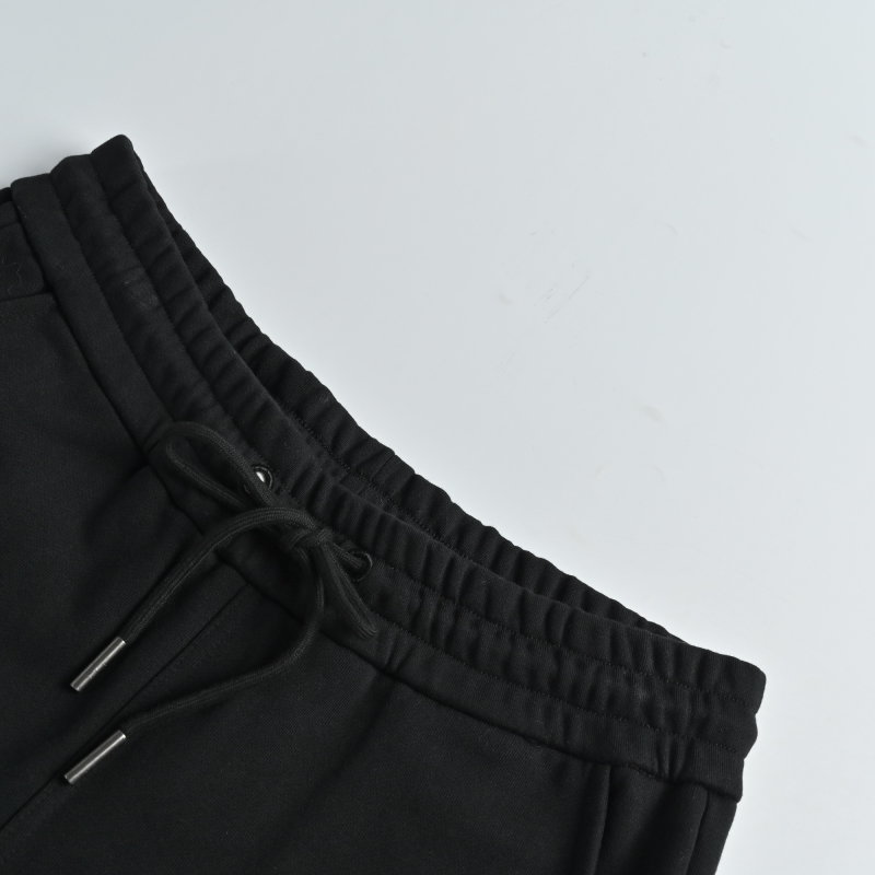 Prada Black Triangle Logo Jogger Pants view