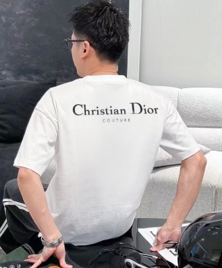 White Oversized T-Shirt with Embroidered Graphic view 3