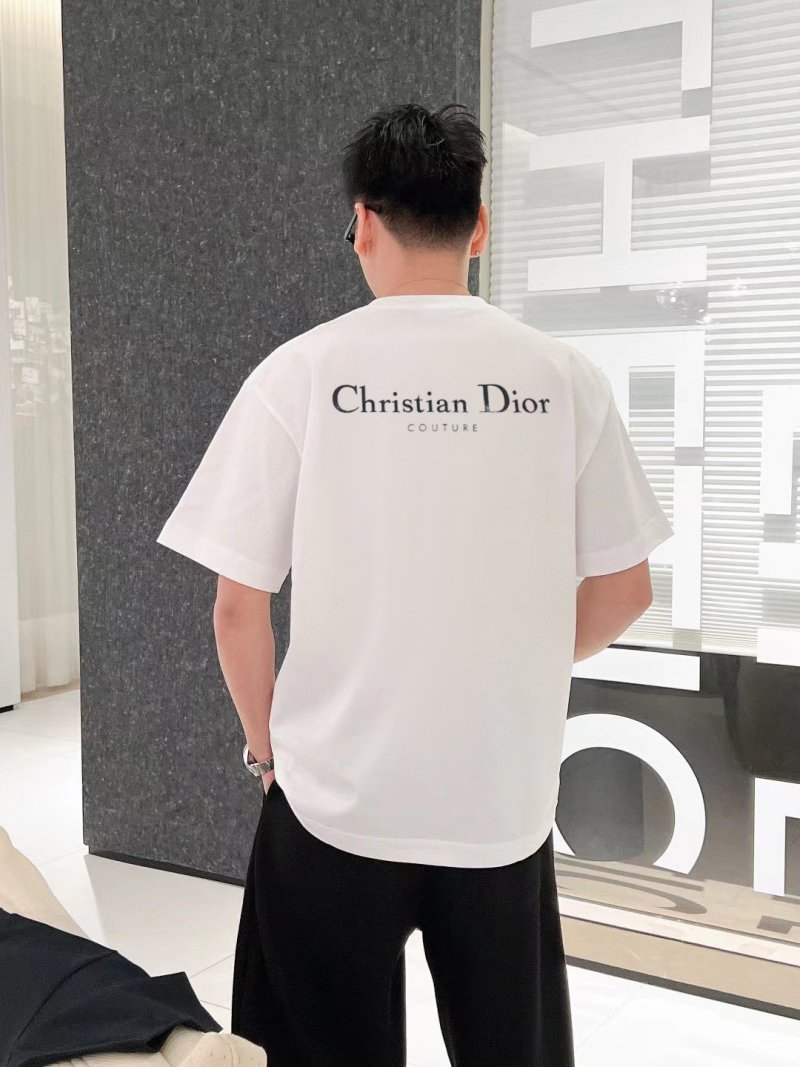 White Oversized T-Shirt with Embroidered Graphic view