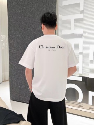 White Oversized T-Shirt with Embroidered Graphic view 4