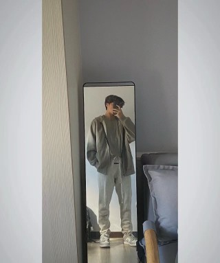 Essentials Fear of God Relaxed Fit Joggers Sage Grey view 1