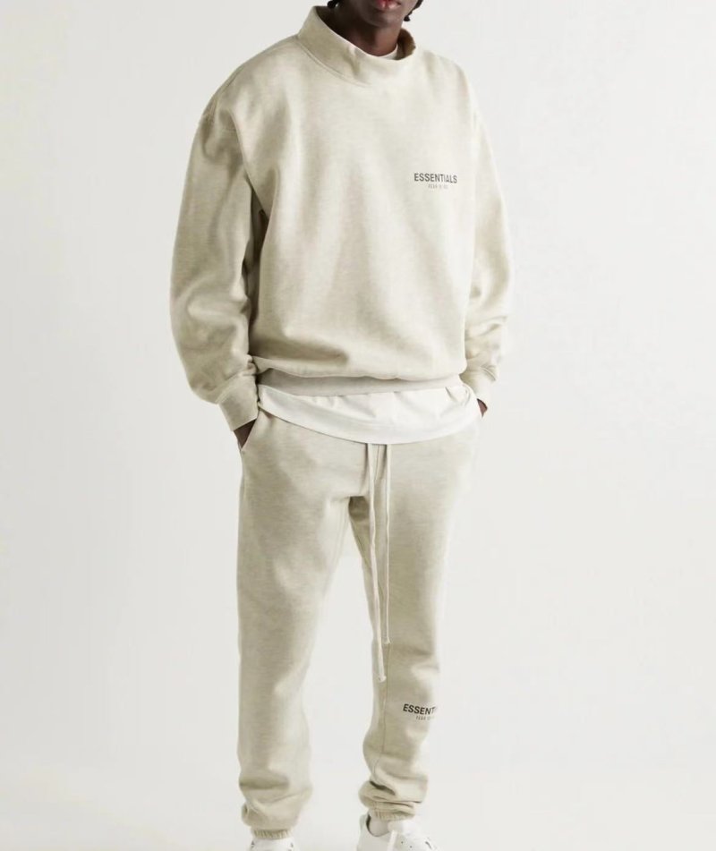 Essentials Fear of God Relaxed Fit Joggers Sage Grey view