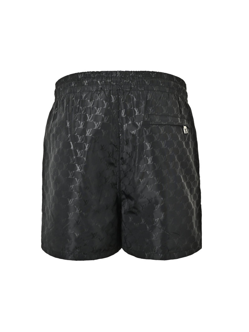Black Monogram Nylon Shorts view