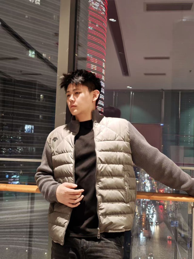 Beige Puffer Down Vest Jacket view