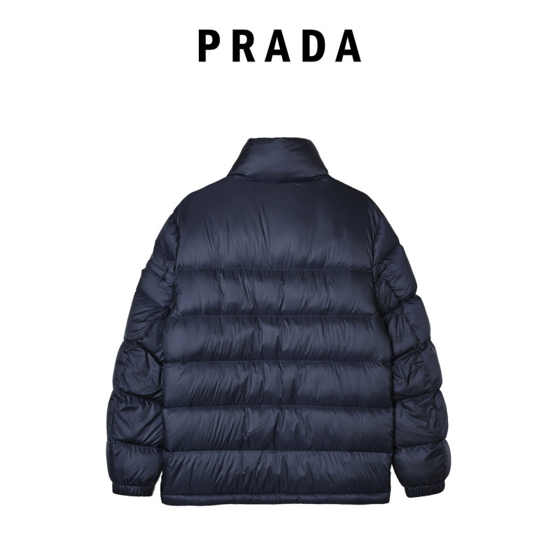 Navy Puffer Down Jacket - Lightweight Winter Coat view