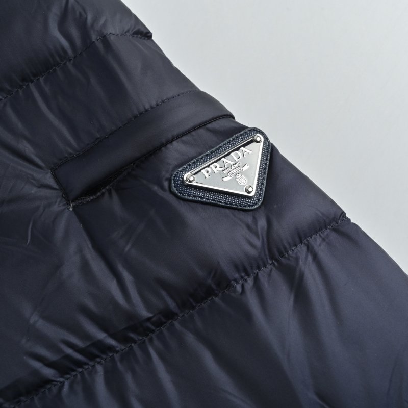 Navy Puffer Down Jacket - Lightweight Winter Coat view