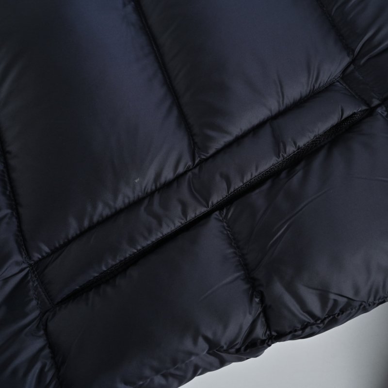 Navy Puffer Down Jacket - Lightweight Winter Coat view