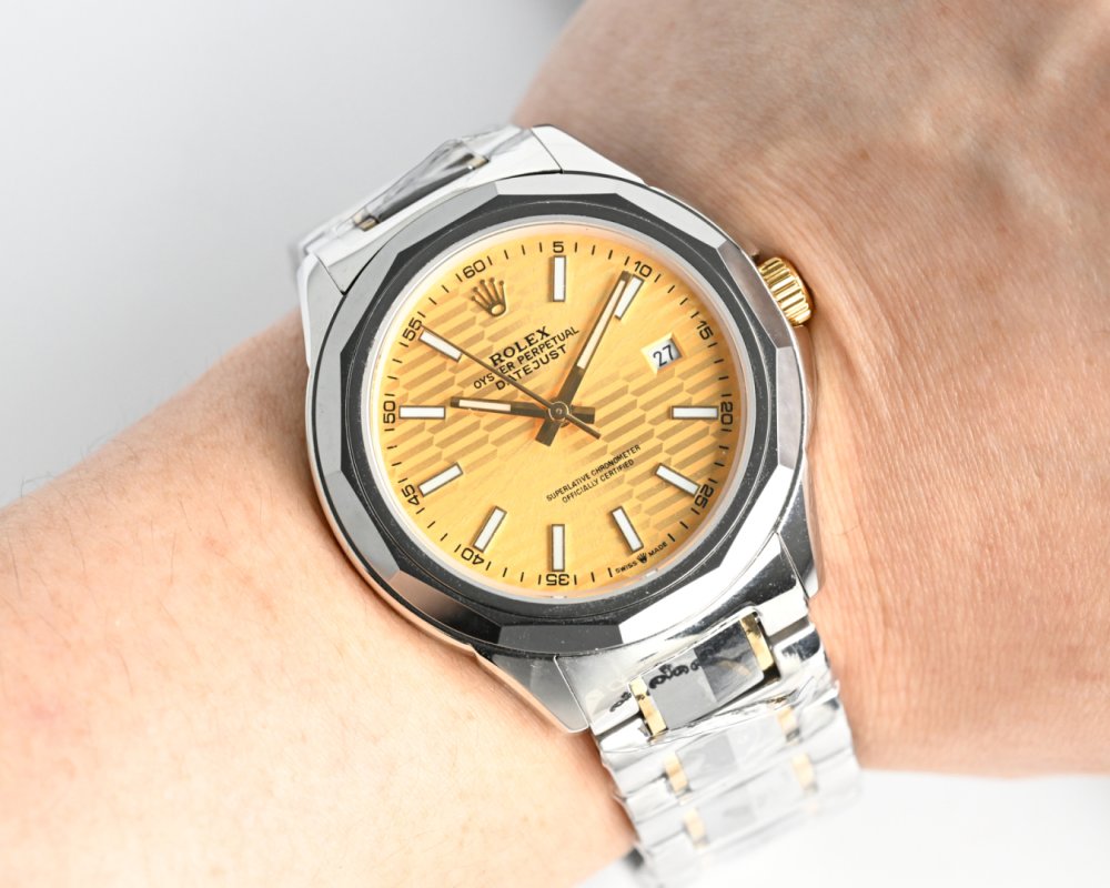 Rolex Datejust Two-Tone Gold Dial Watch