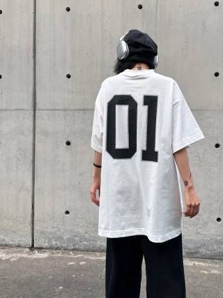 Balenciaga 01 Logo White T-Shirt view 2