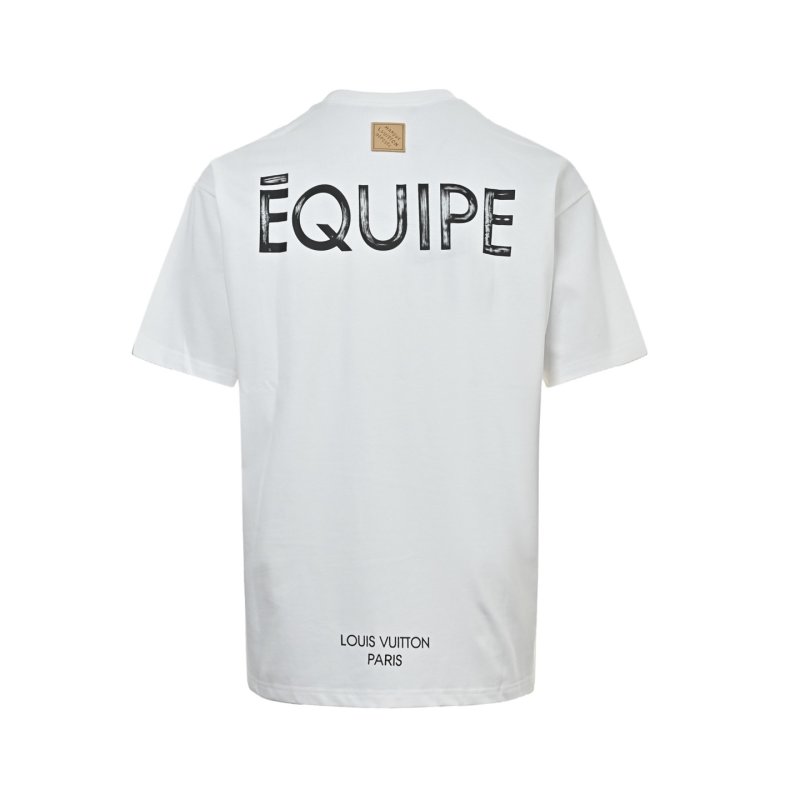 L.V.M. White Short Sleeve T-Shirt view