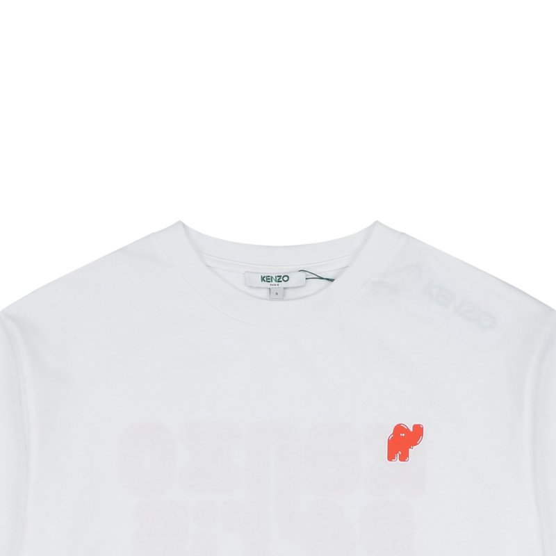 Kenzo Paris White Short Sleeve T-Shirt view