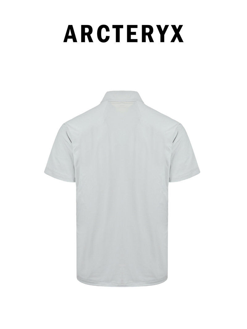 Arcteryx Grey Short-Sleeve Quarter-Zip T-Shirt view