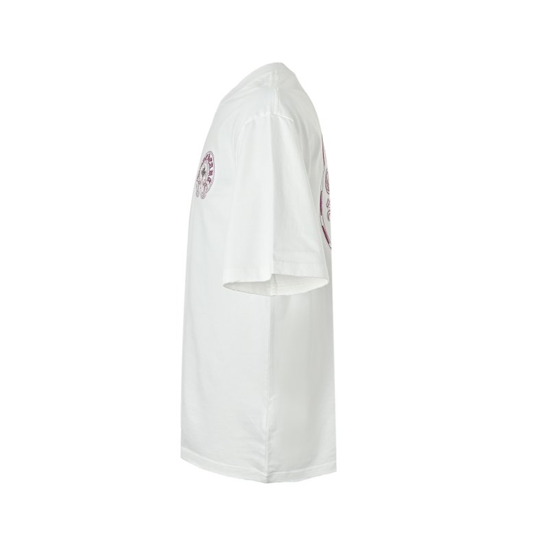 Chrome Hearts White T-Shirt with Purple Cross Print view