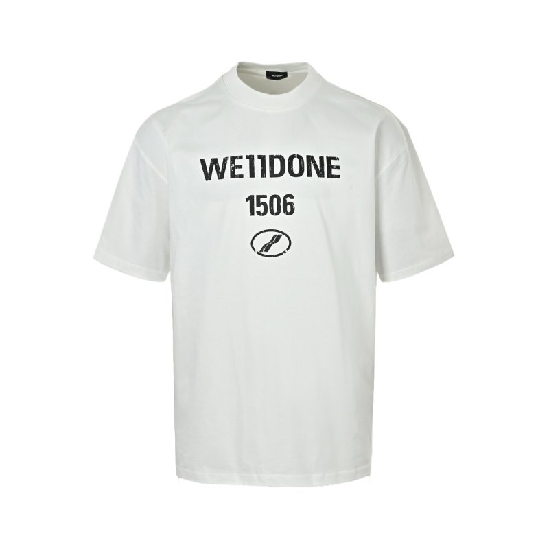 We11Done 1506 White Graphic T-Shirt view