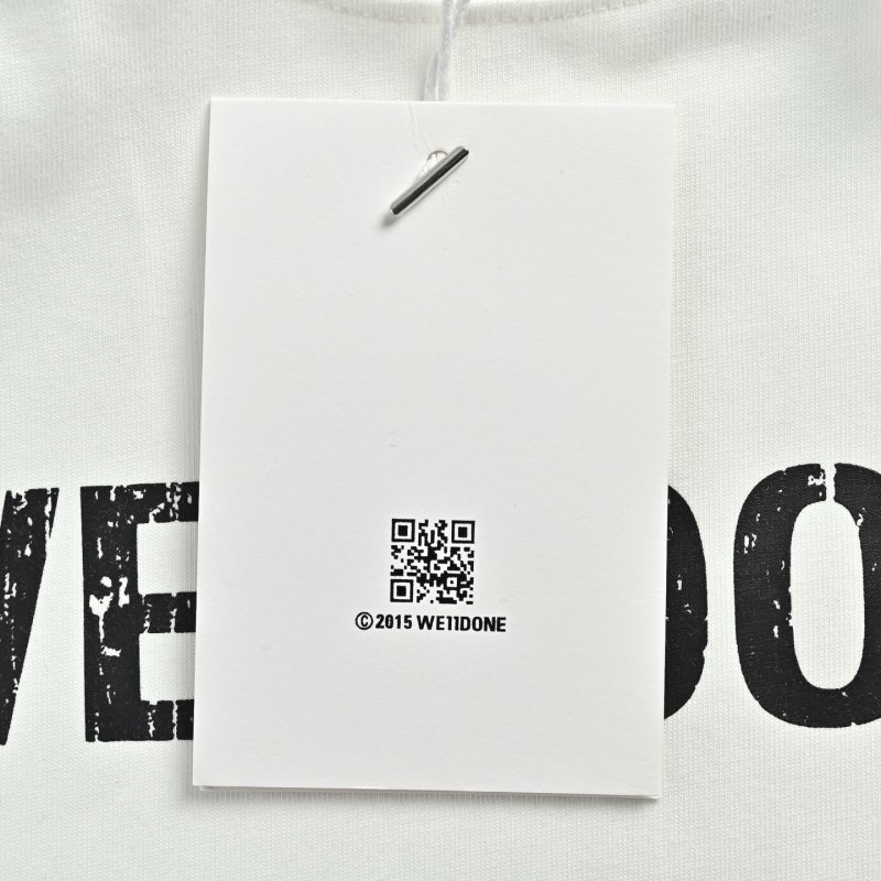 We11Done 1506 White Graphic T-Shirt view