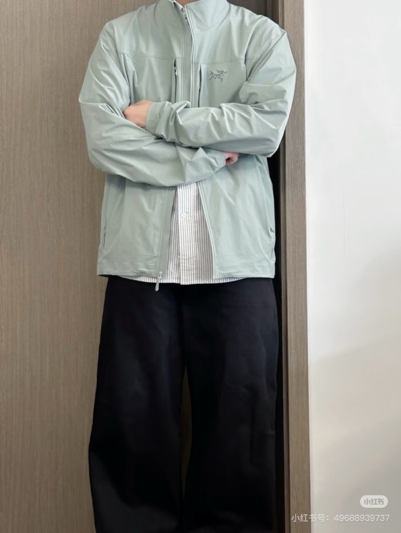 Arc'teryx Lightweight Shell Jacket Sage Green view