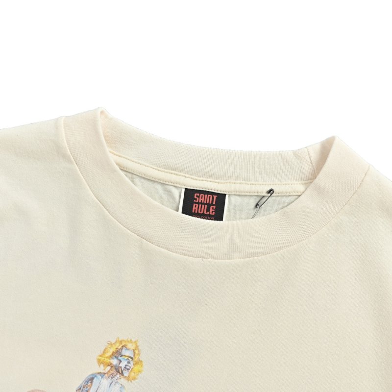 Saint White Graphic T-Shirt view