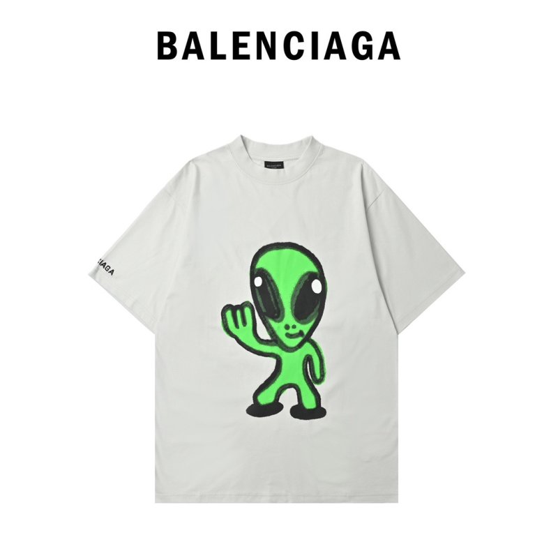 Essentials White T-Shirt with Green Graphic Print view