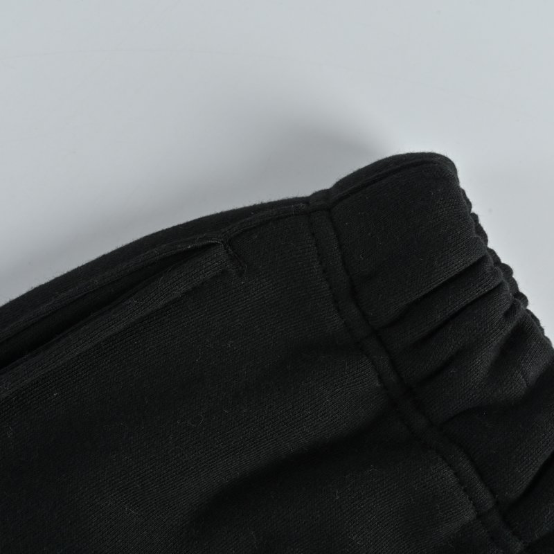 Essentials Black Logo Sweatpants view