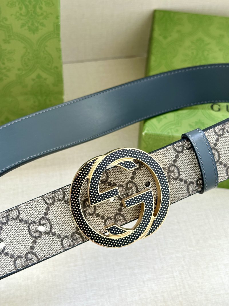 Gucci GG Supreme Canvas Belt with Interlocking G Buckle view