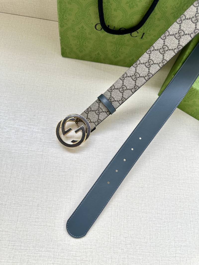 Gucci GG Supreme Canvas Belt with Interlocking G Buckle view