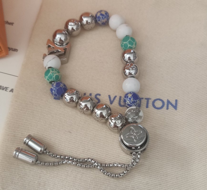 LV Recycled Monogram Beads Bracelet – Multi