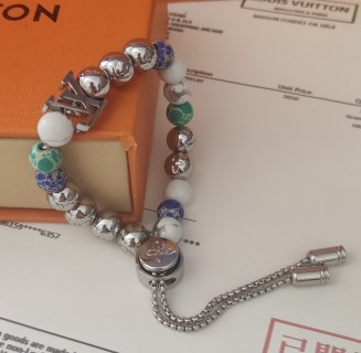 LV Recycled Monogram Beads Bracelet – Multi view 2