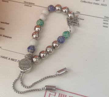 LV Recycled Monogram Beads Bracelet – Multi view 6