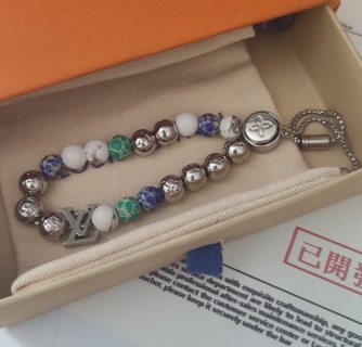 LV Recycled Monogram Beads Bracelet – Multi view 9