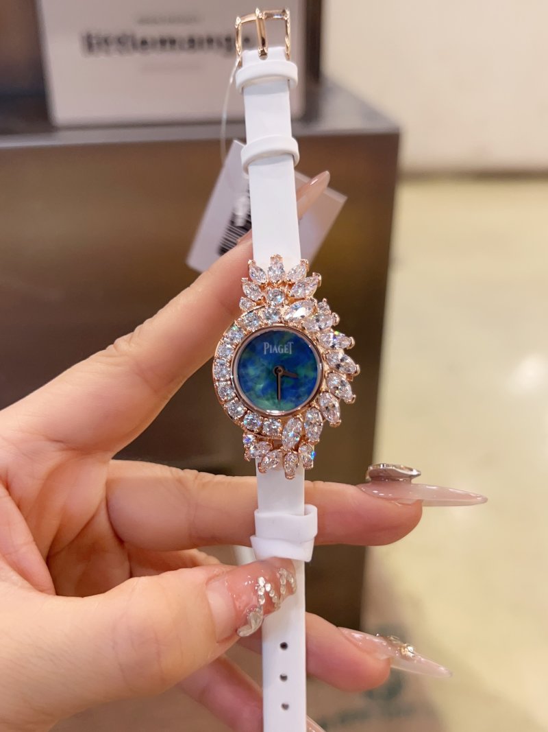 Piaget Limelight High Jewelry Diamond Watch Rose Gold view