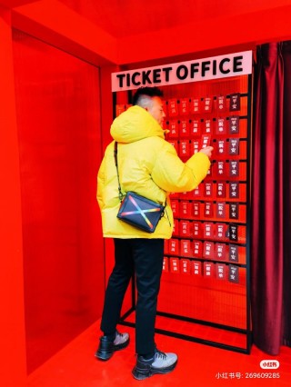 Neon Yellow Premium Down Puffer Jacket view 4