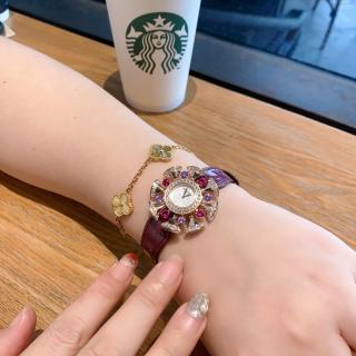 Bulgari Divas' Dream Rose Gold Purple Amethyst Watch view 7