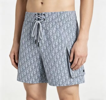 Dior Monogram Board Shorts Grey view 1