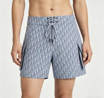Dior Monogram Board Shorts Grey view 2