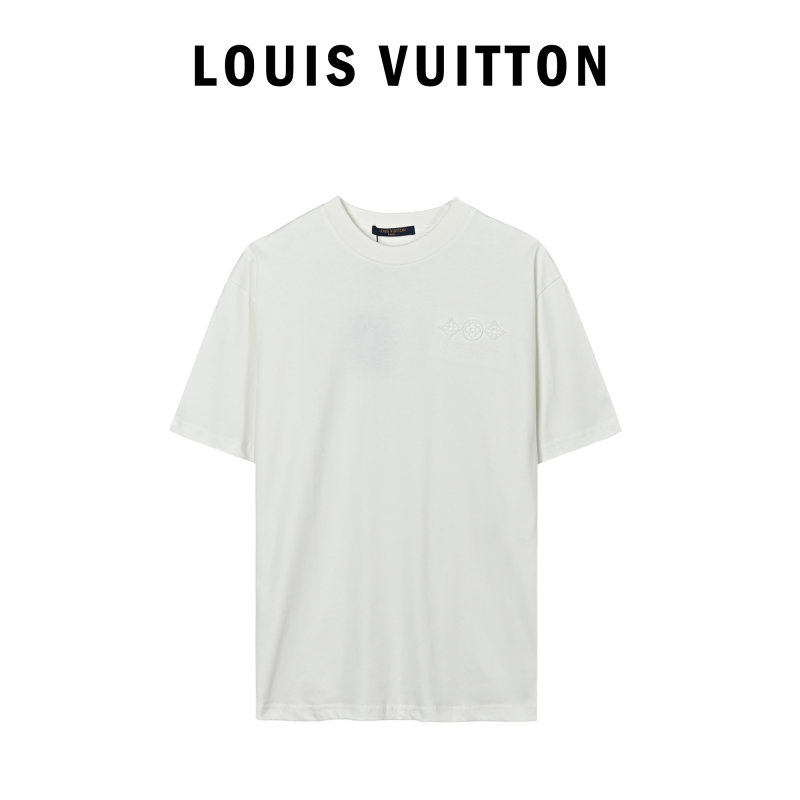 White Embroidered Graphic T-Shirt view
