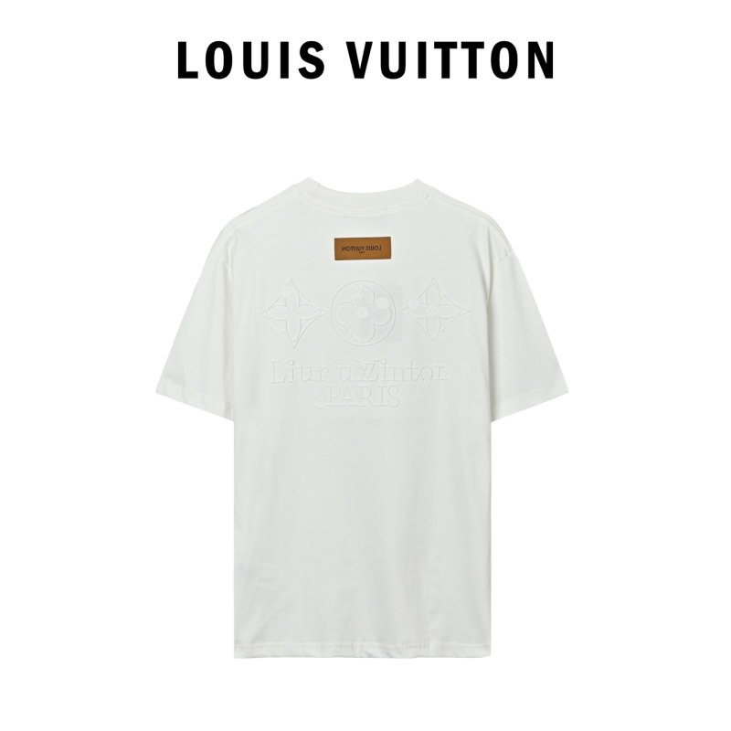 White Embroidered Graphic T-Shirt view