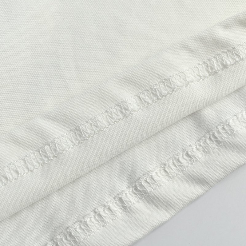 White Embroidered Graphic T-Shirt view