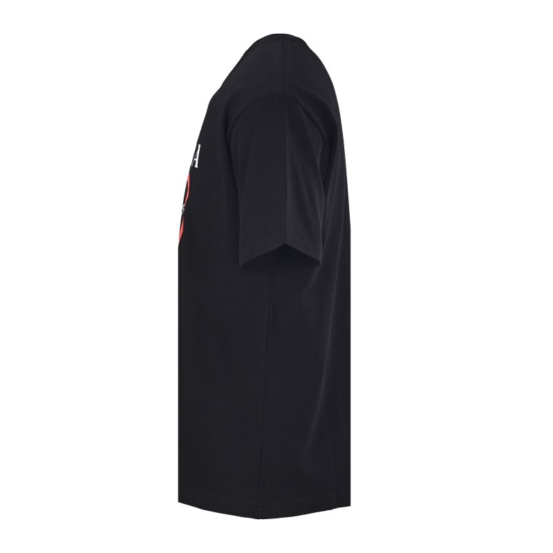 Prada Milano Triangle Logo Black T-Shirt view