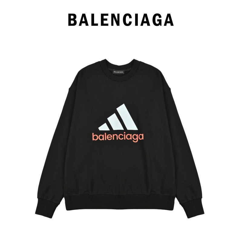 Balenciaga x Adidas Black Logo Hoodie view