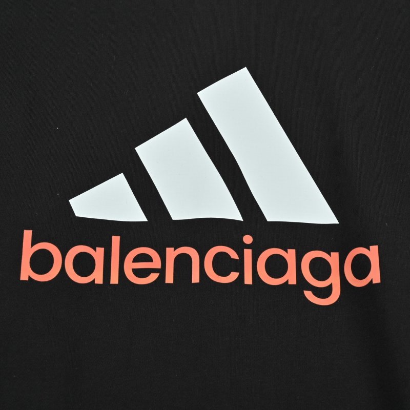 Balenciaga x Adidas Black Logo Hoodie view