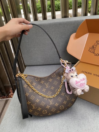 Louis Vuitton Monogram Shoulder Bag - Brown video