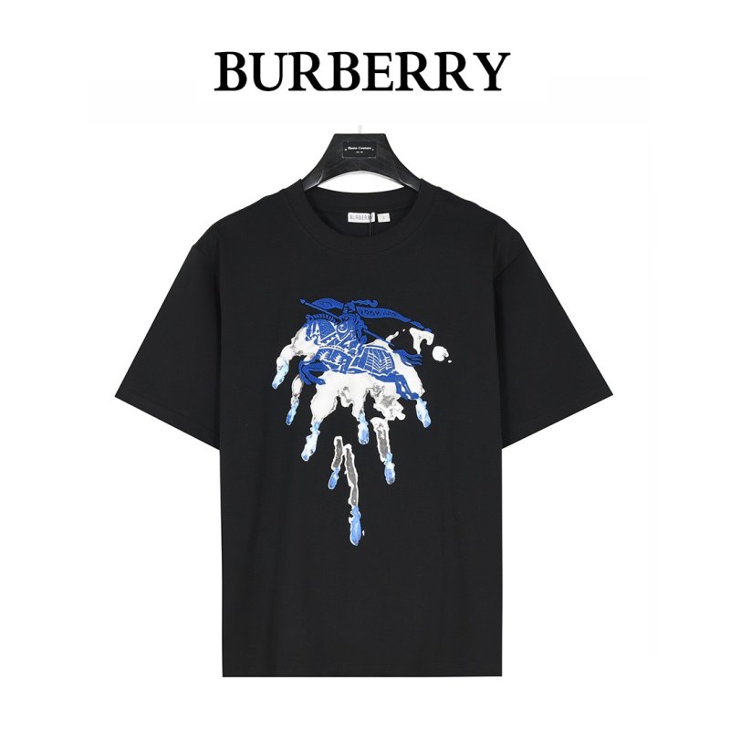 Black Graphic Print Oversized T-Shirt - Blue Drip Globe Design view