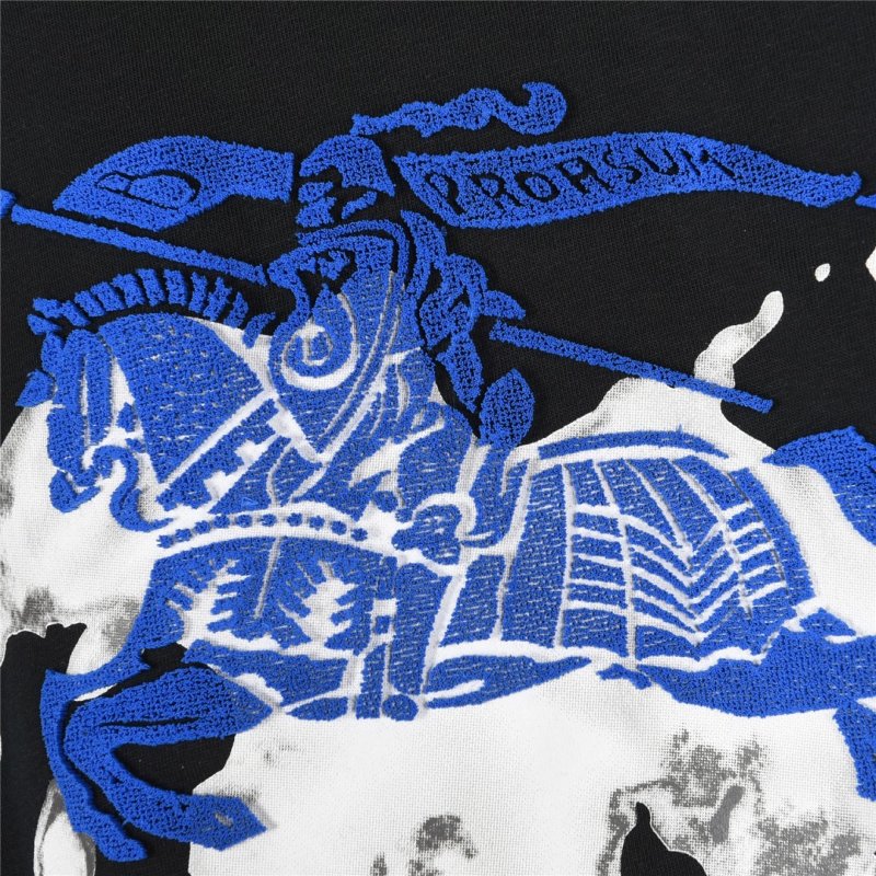 Black Graphic Print Oversized T-Shirt - Blue Drip Globe Design view