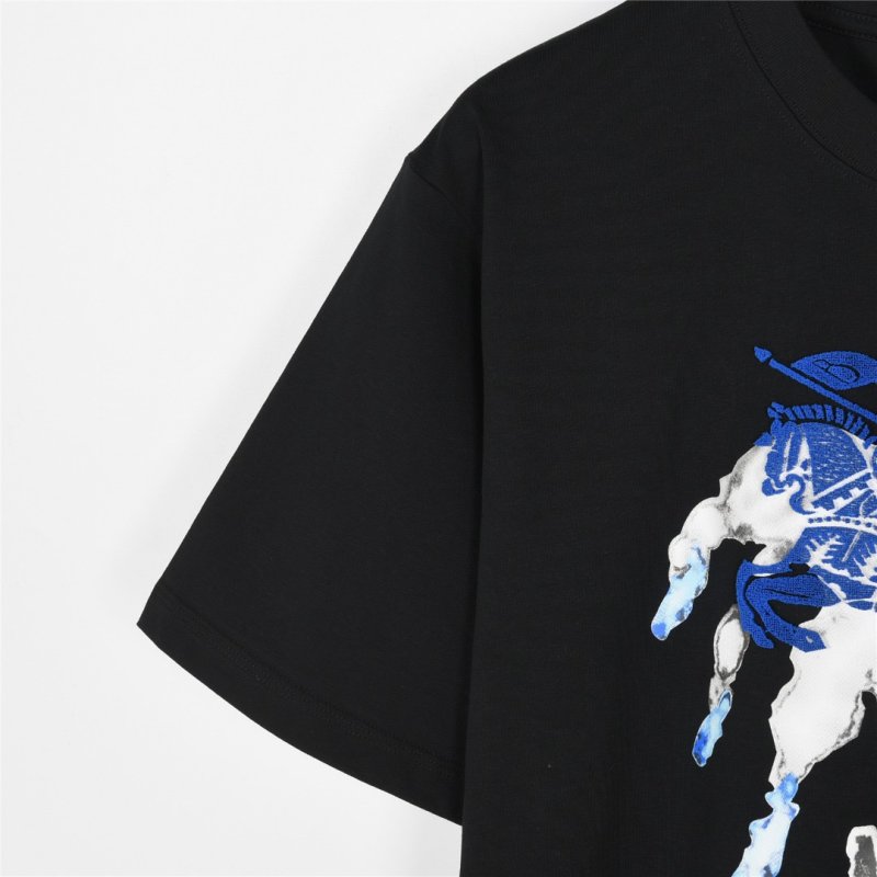 Black Graphic Print Oversized T-Shirt - Blue Drip Globe Design view