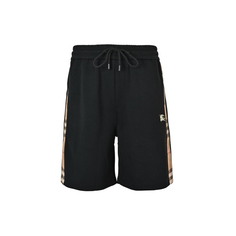 Burberry Black Check Stripe Shorts view